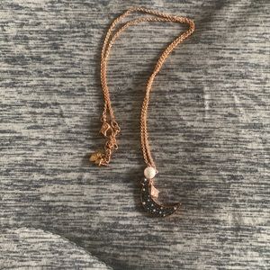 Swarovski moon necklace